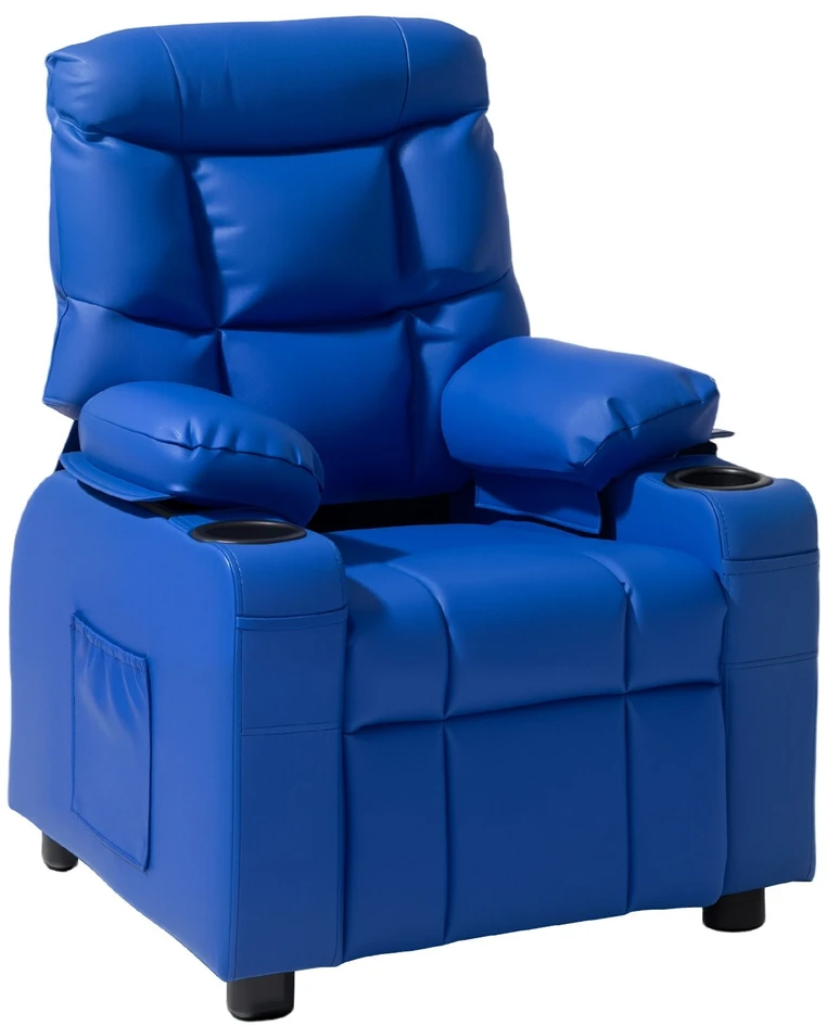 VEVOR Vaikiška recliner sofa su puodelių laikikliais