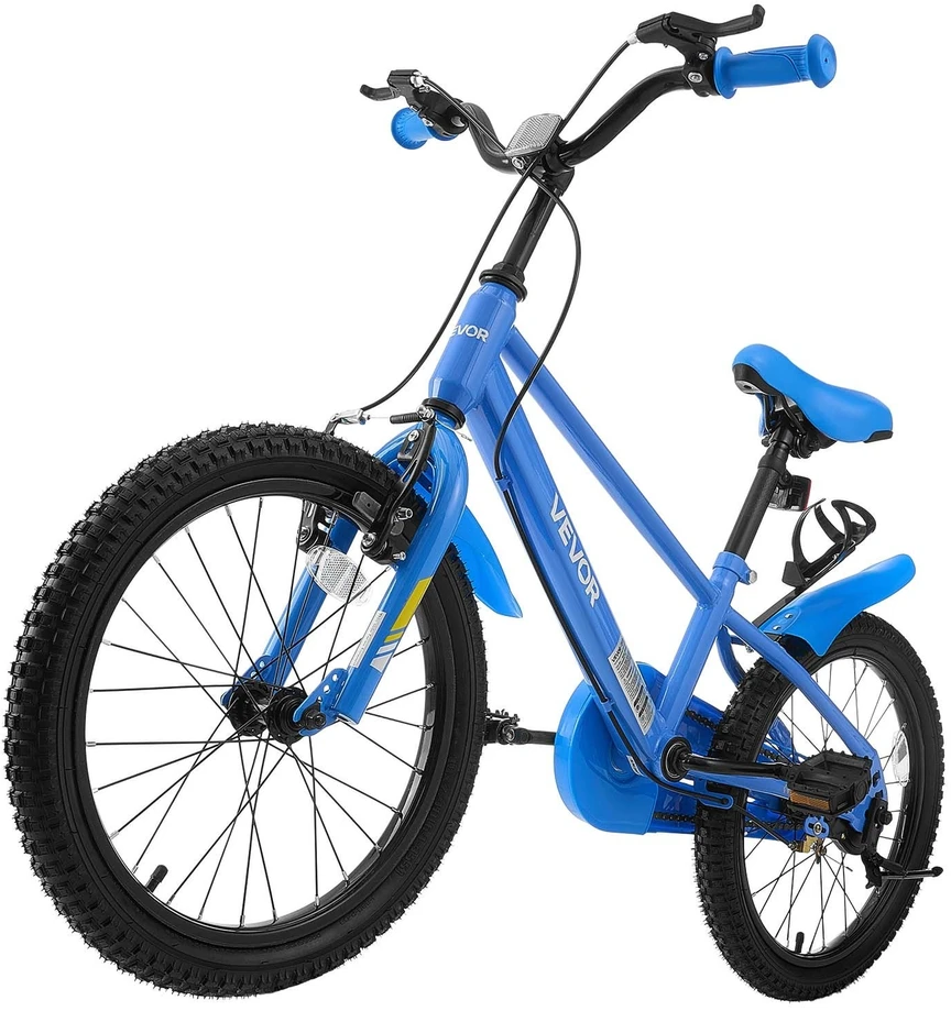 VEVOR Vaikiškas dviratis 20", BMX stiliaus, mėlynas