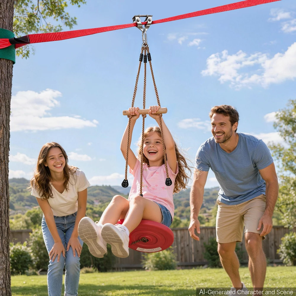 VEVOR Vaikų nusileidimo lynu rinkinys, 19.8 m