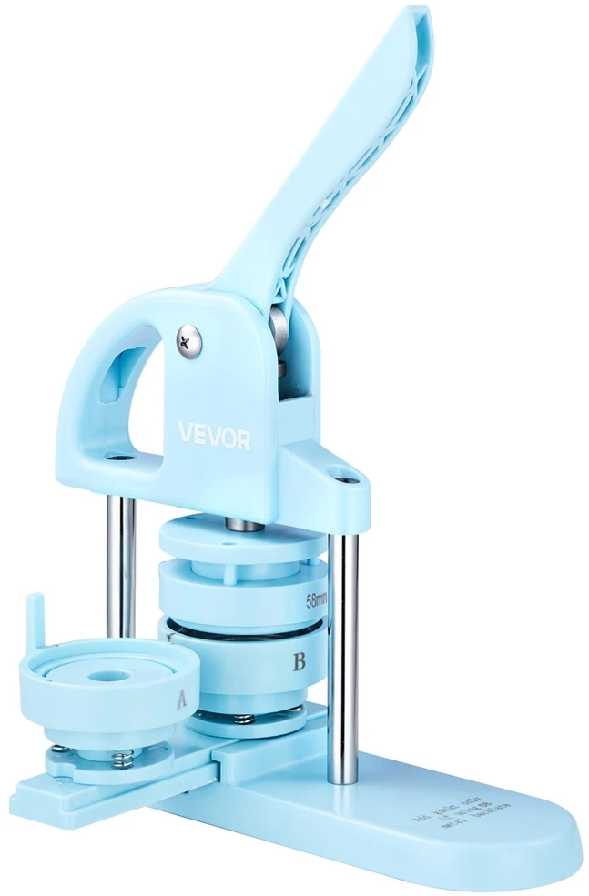 VEVOR Mėlynas 3-in-1 ženkliukų darymo aparatas