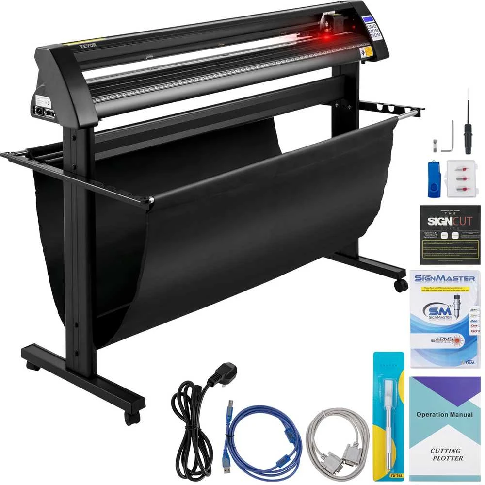 Spausdintuvas VEVOR Vinilo pjaustytuvas su LED ekranu 1350 mm