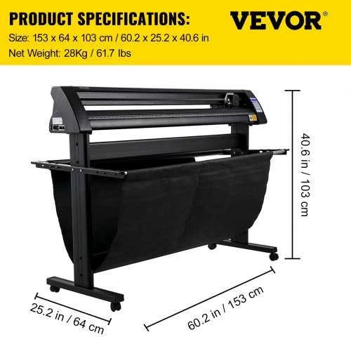 Spausdintuvas VEVOR Vinilo pjaustytuvas su LED ekranu