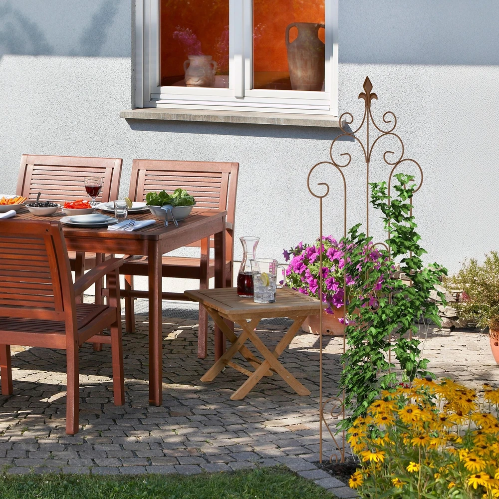 Relaxdays Vintažinio dizaino metalinės grotelės