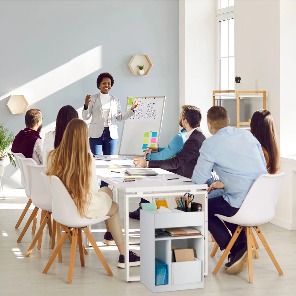 Relaxdays Virtuvės laikymo spintelė ant ratukų