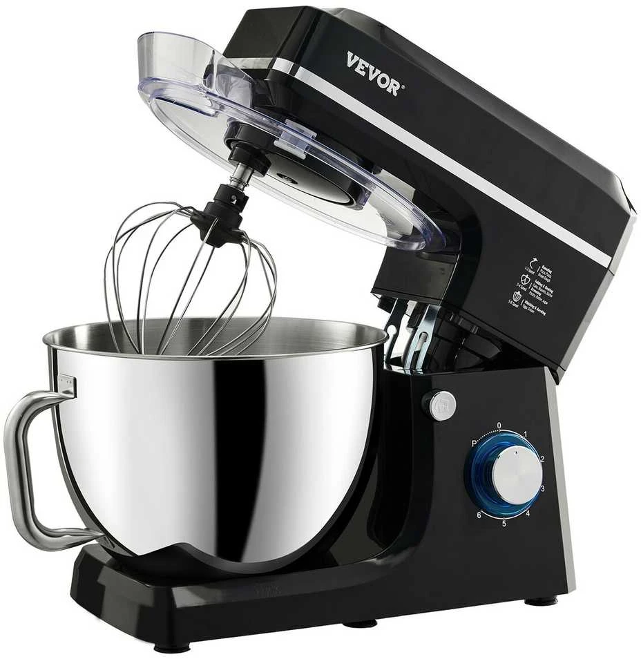 Plakiklis VEVOR Virtuvinis maišytuvas 7.84 L 1400W 6 greičiai