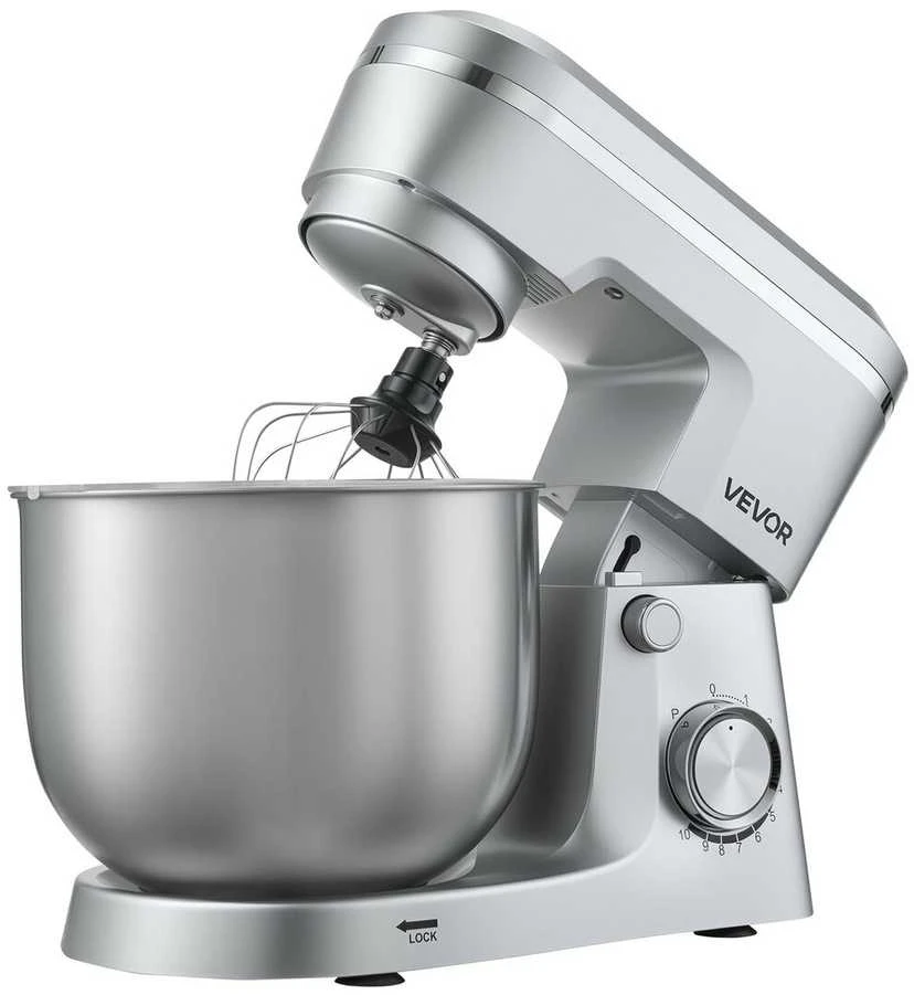 Plakiklis VEVOR Virtuvinis mikseris, 4.2 L+5.7 L, 1500W