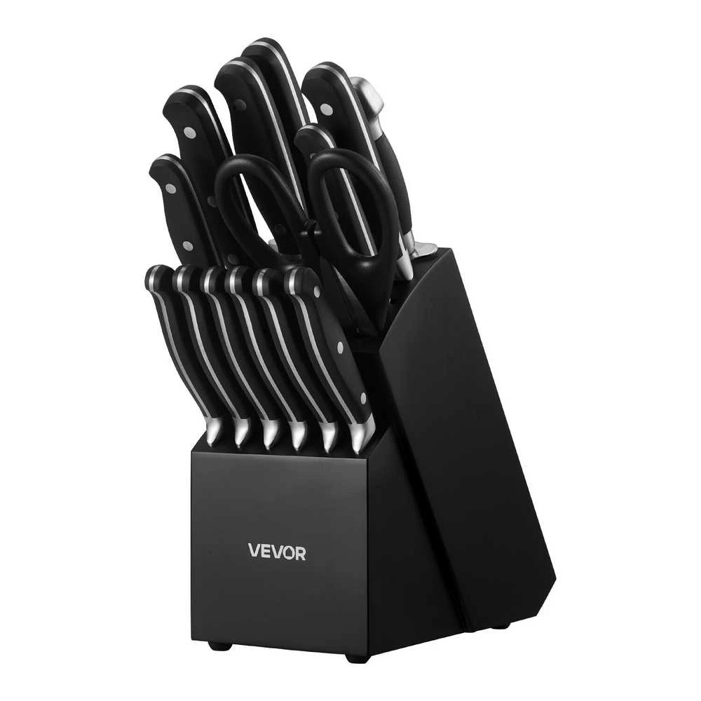 VEVOR Virtuvinis peilių rinkinys su kaladėle