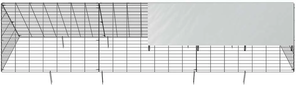 VEVOR Vištų tuneliai: 300 x 71 x 61.5 cm