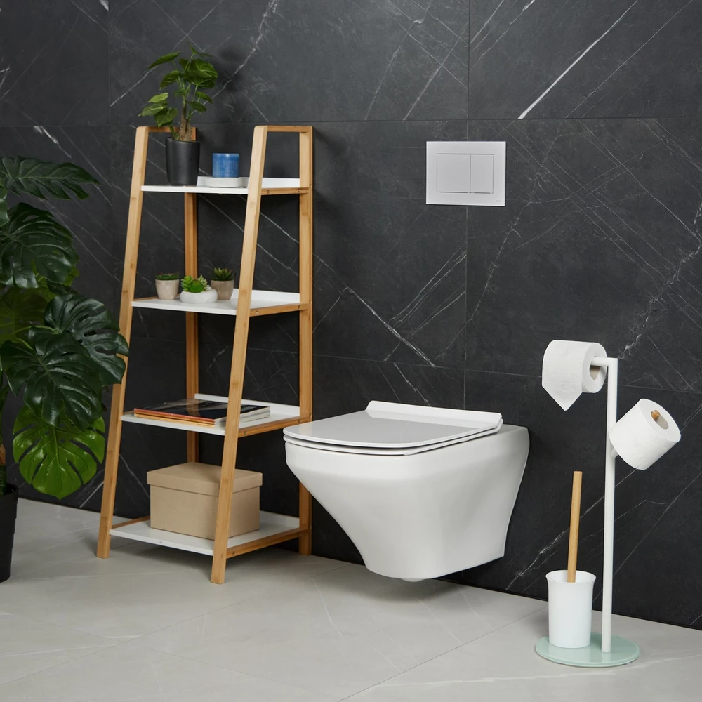 Relaxdays WC komplekto 2 atsarginės šepečio galvutės