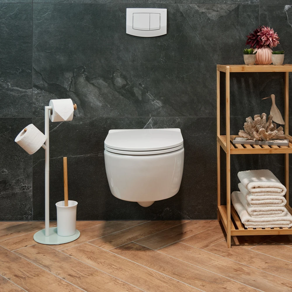 Relaxdays WC komplekto 2 atsarginės šepečio galvutės