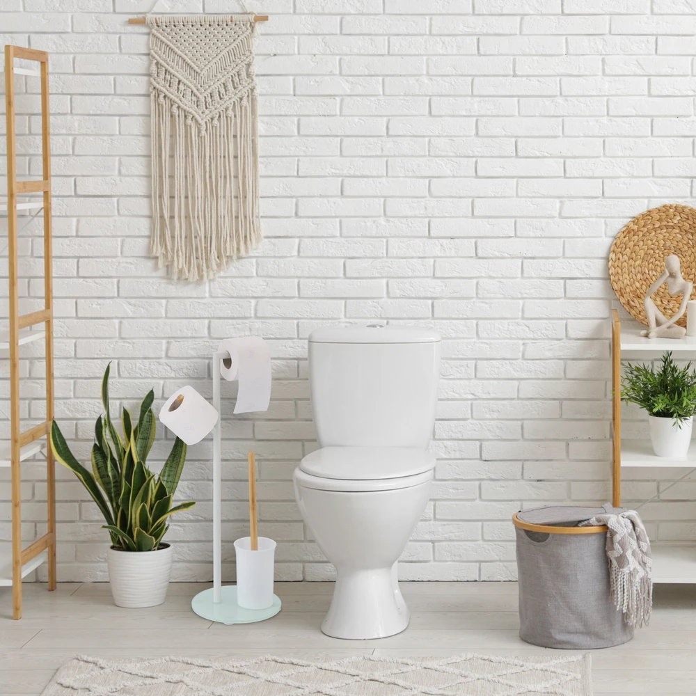Relaxdays WC komplekto 2 atsarginės šepečio galvutės