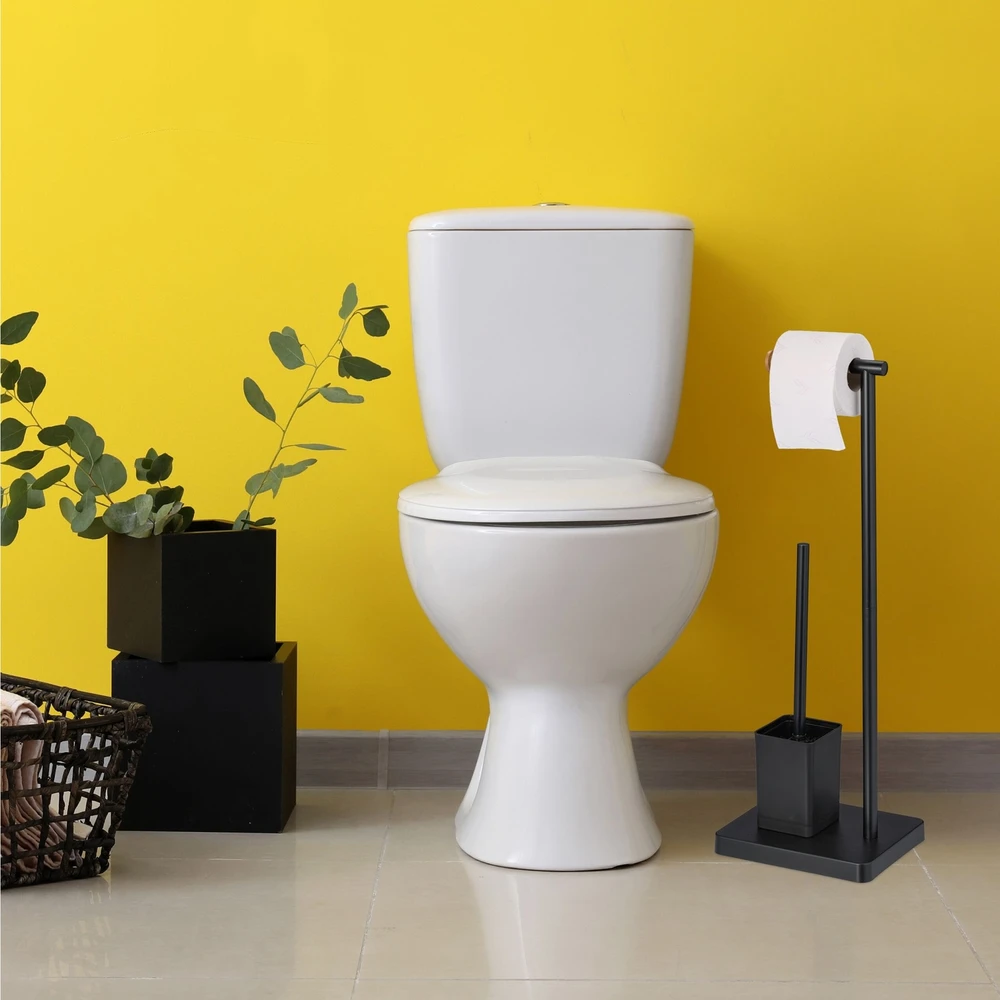 Relaxdays WC rinkinys su 2 atsarginėmis šepetėlio galvutėmis