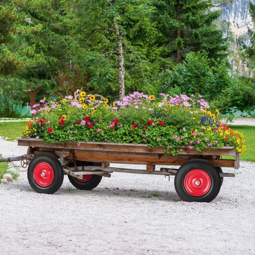 Relaxdays Wheelbarrow ratukas su protektoriumi 4.00-8