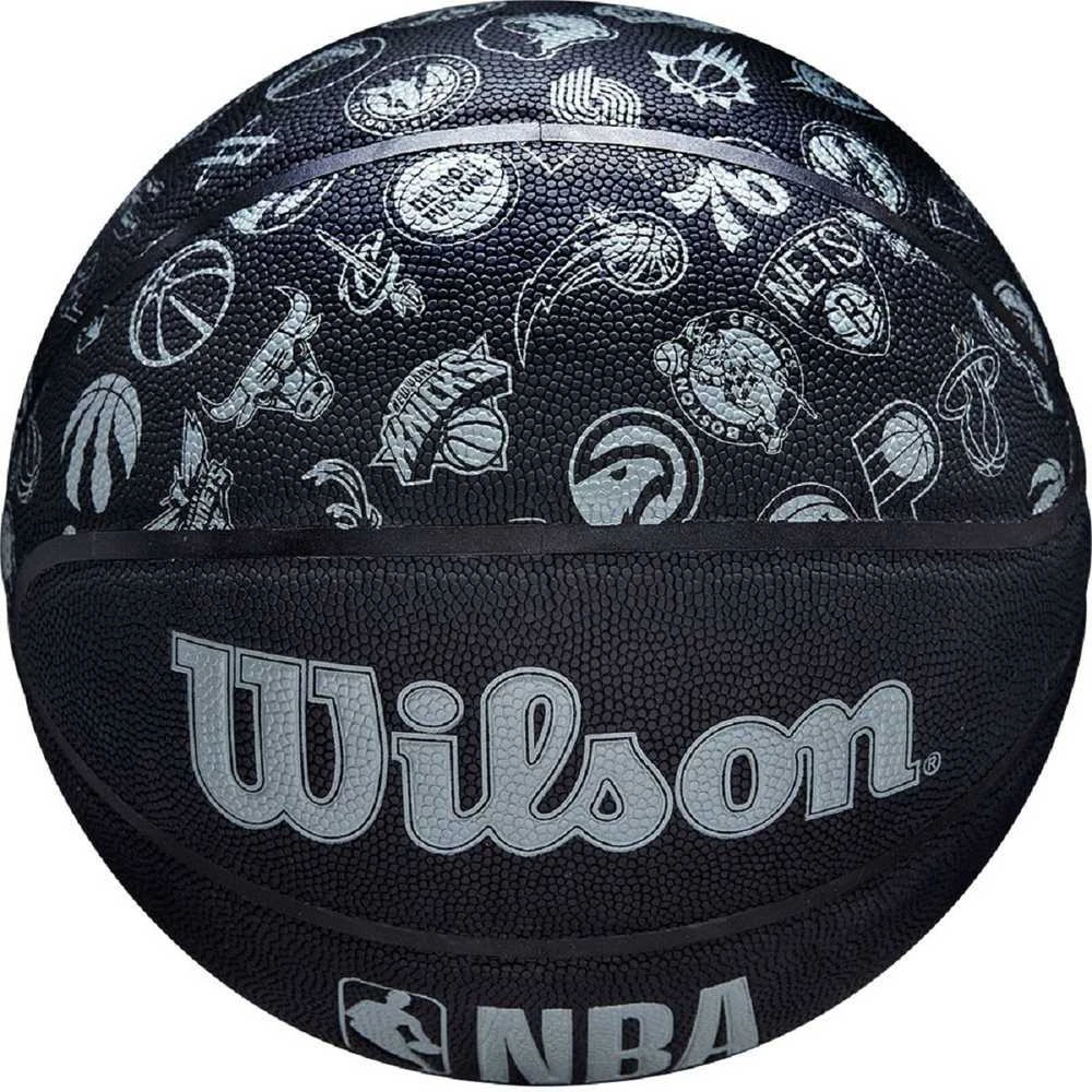 WILSON NBA ALL TEAM Juodas krepšinio kamuolys