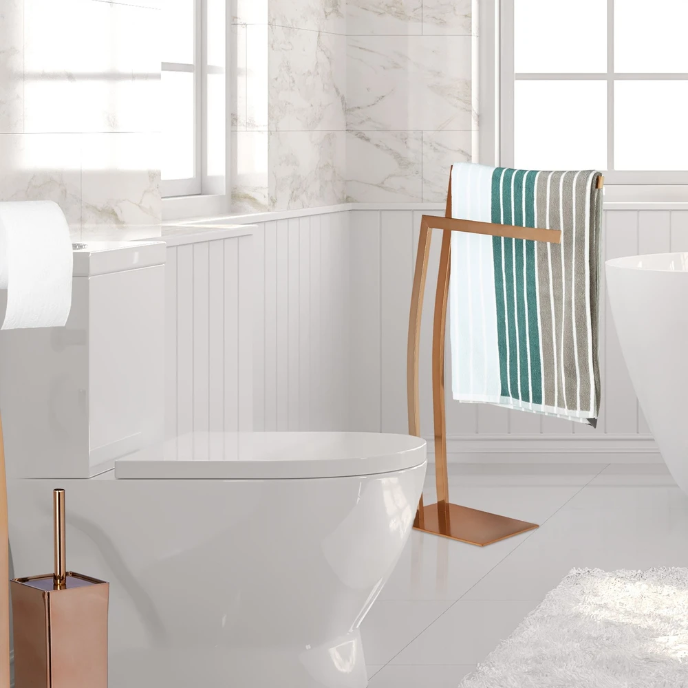 Relaxdays WIMEDO nerūdijančio plieno rankšluosčių stovas