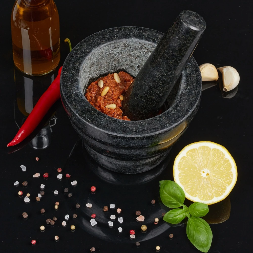 Relaxdays XL granitinis grūstuvas su grūstuvu