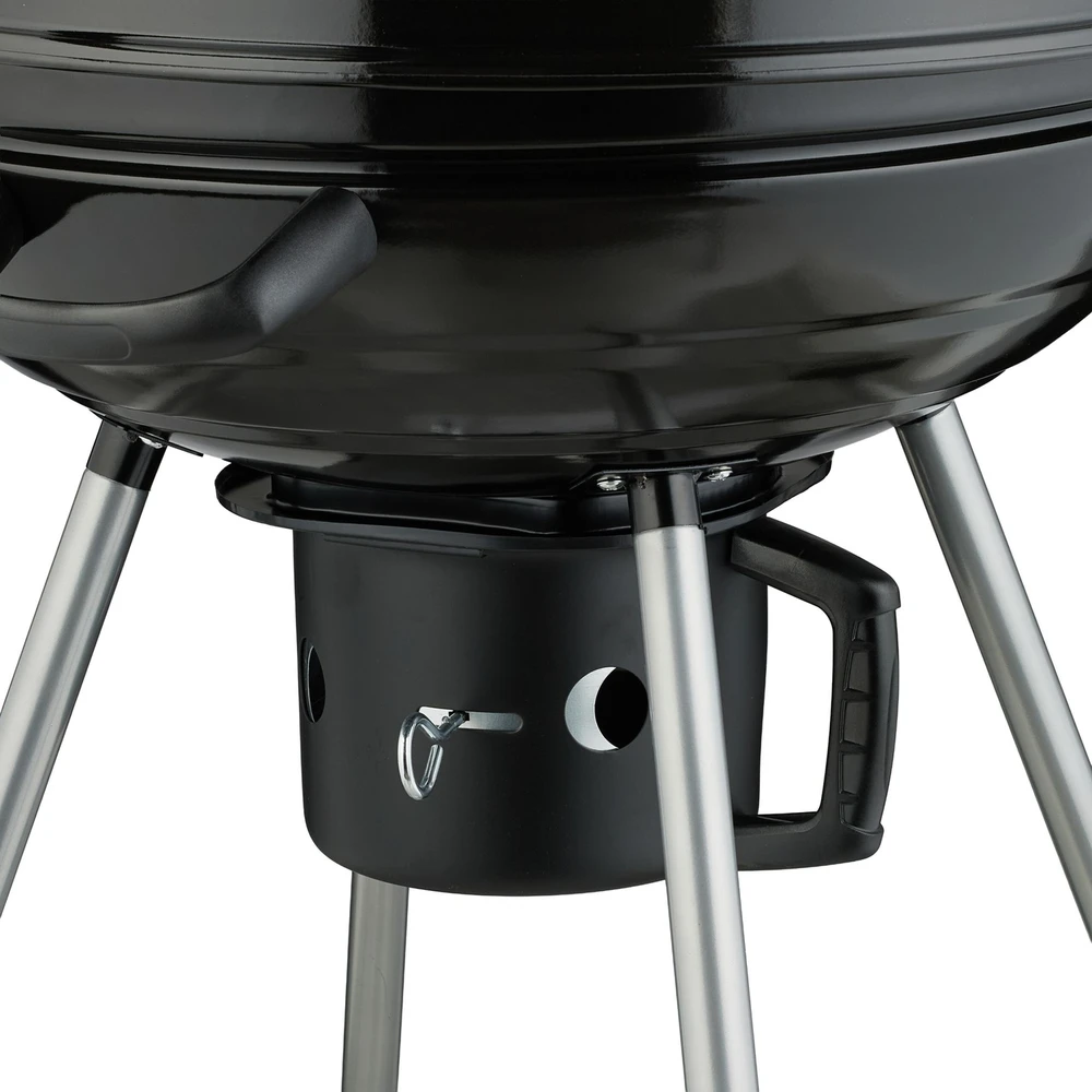Relaxdays XXL katilinis BBQ grilis ant ratukų