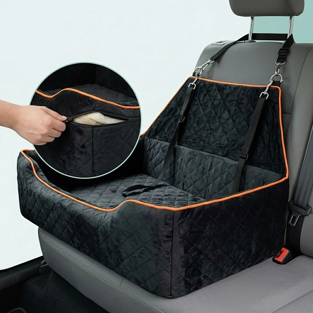 Relaxdays XXL šuns automobilinė sėdynė galinei sėdynei ir bagažinei