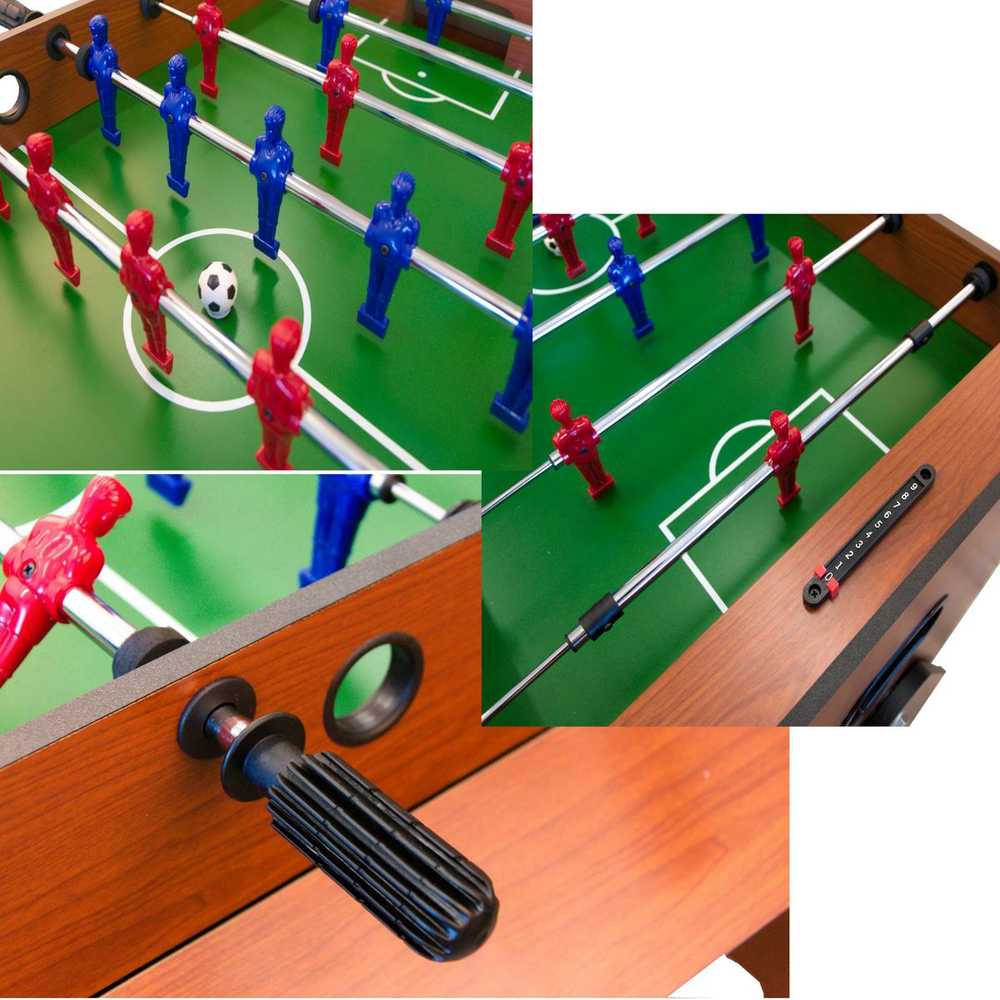 Enero Žaidimų stalas 3in1: biliardas, stalo futbolas, oro ritulys