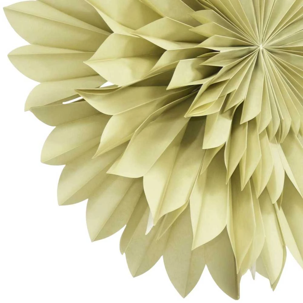 Christmas Decoration Žalia dekoratyvinė popierinė 3D žvaigždė 50 cm