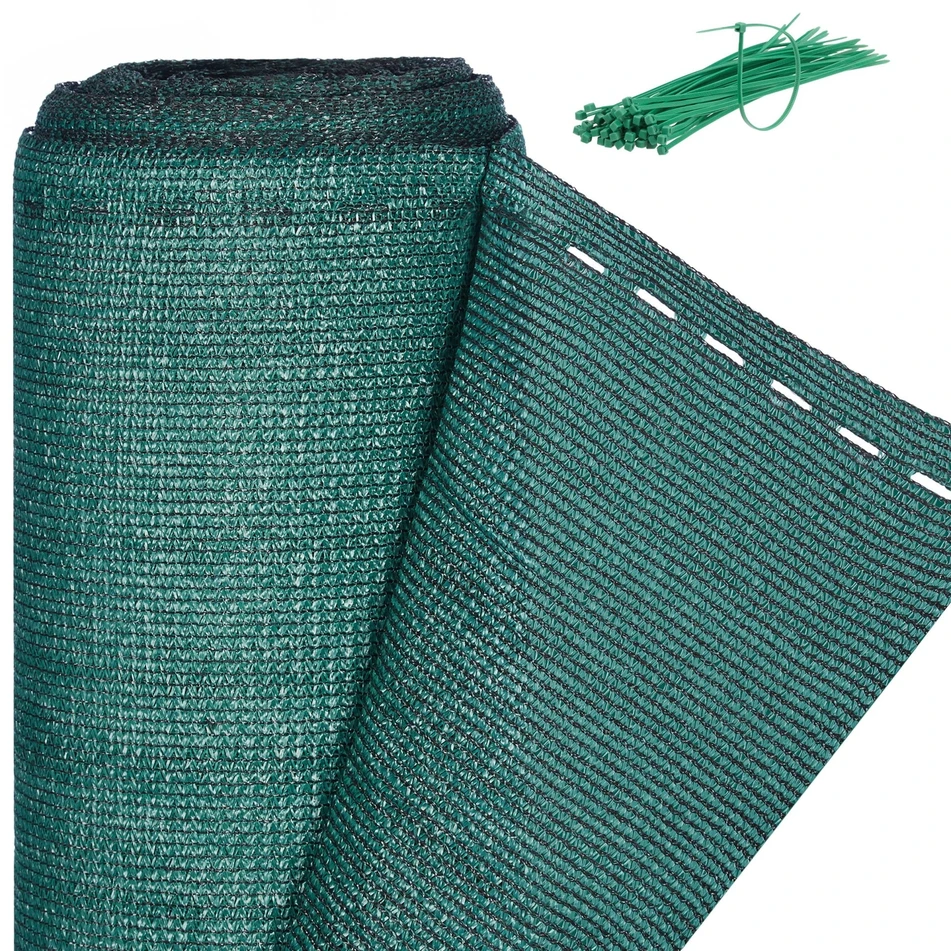 Relaxdays Žalia tvoros tinklinė danga 120 cm
