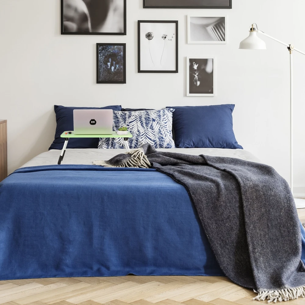 Relaxdays Žalias nešiojamas staliukas