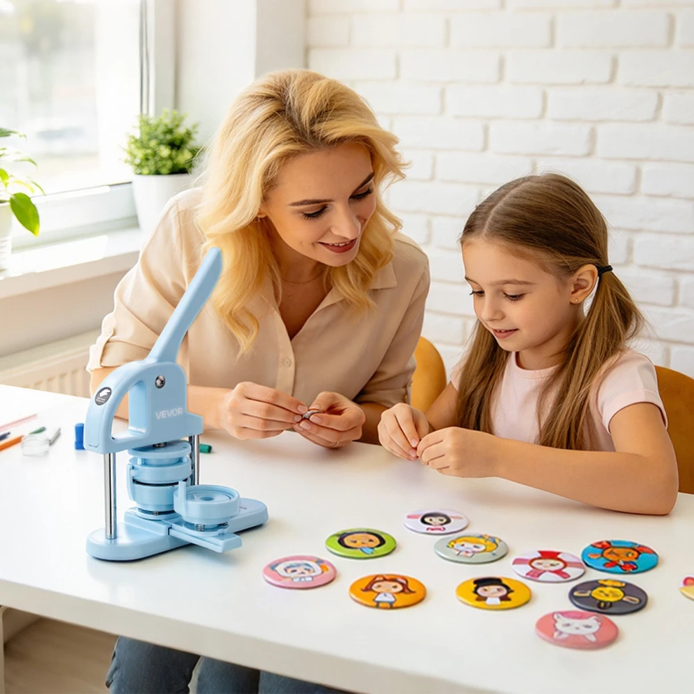 VEVOR Ženkliukų gaminimo rinkinys 50 vnt. 58 mm