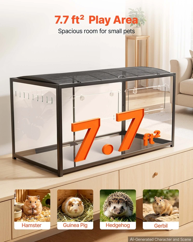 VEVOR Žiurkėno narvas 1200 x 600 x 645 mm