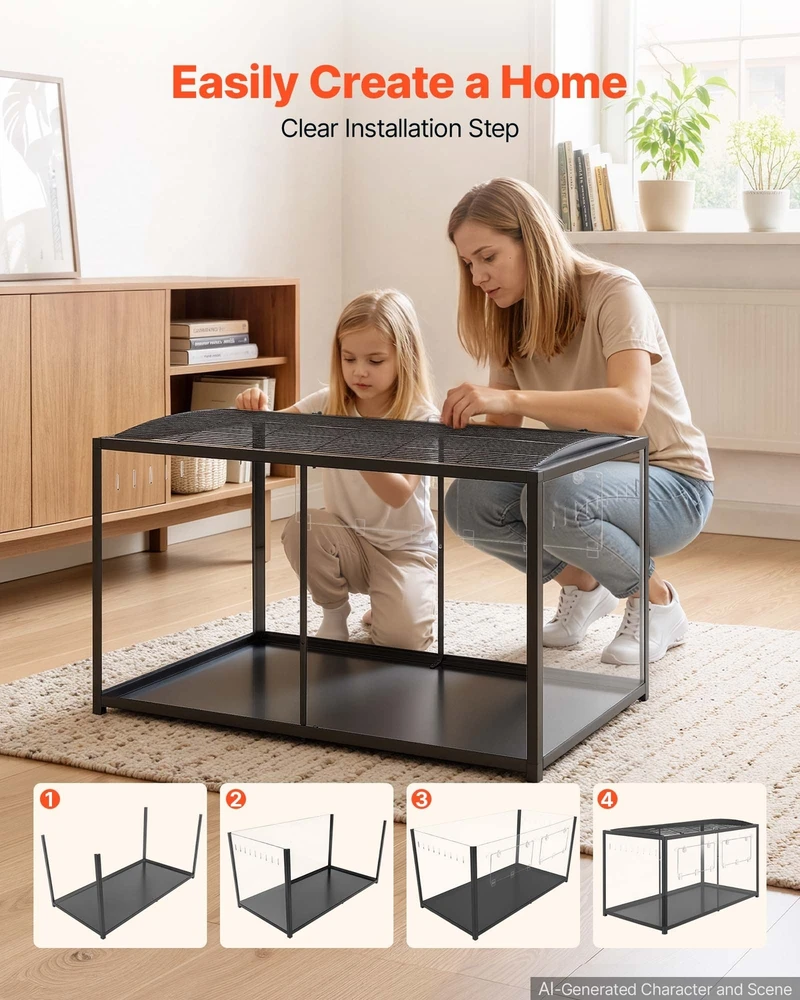 VEVOR Žiurkėno narvas 1200 x 600 x 645 mm