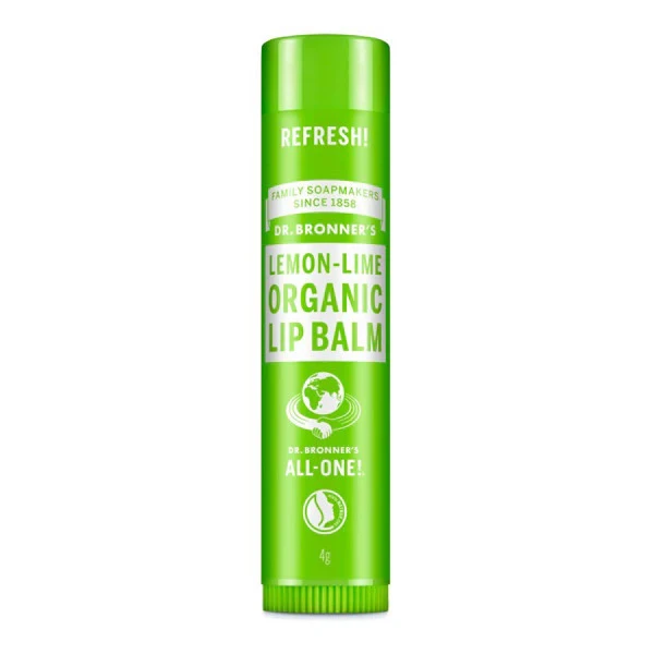 Dr. Bronner's Organic Lūpų balzamas Lemon-Lime 4 g