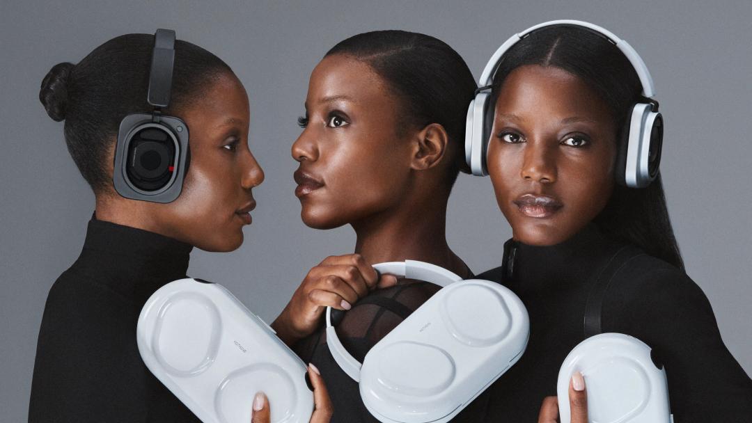Ausinės Nothing Headphone (1) Pro, balta aprašymas - Prekės nuotrauka