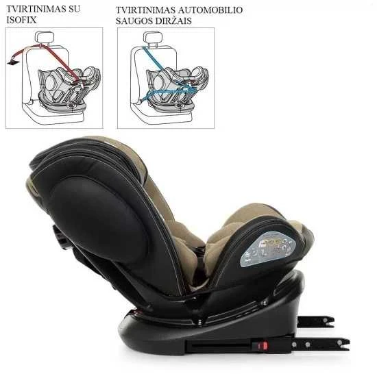 Automobilinė saugos kėdutė Hamilton SPS 360º, isofix, 0-36 kg