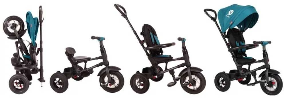 Sulankstomas triratukas QPlay Rito Rubber