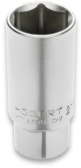 HOGERT 1/2" šešiakampis uždegimo žvakės lizdas, 16 mm, CrV50BV30