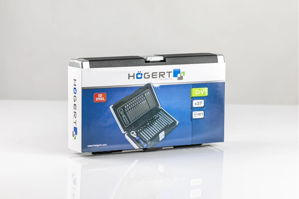 Sukimo antgalių komplektas Hogert HT1R466; 37 vnt.