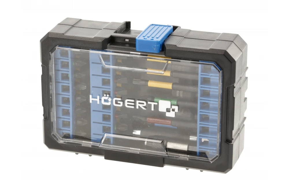 Sukimo antgalių rinkinys Hogert HT1S800; 43 vnt.