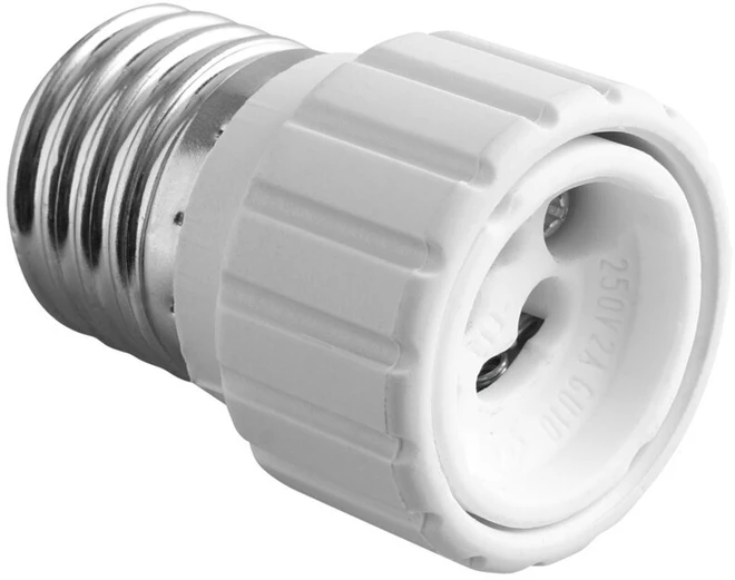 ADAPTERIS IŠ E27 Į GU10