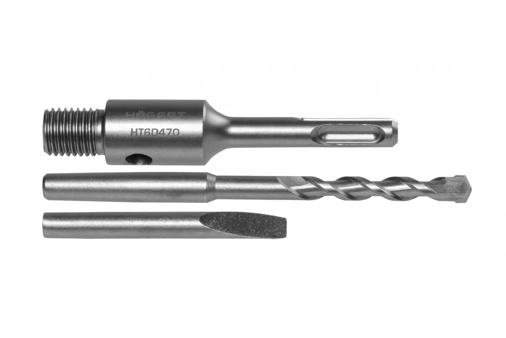 Hogert Technik Adapteris SDS+ deimantiniam šerdies grąžtui 130 mm