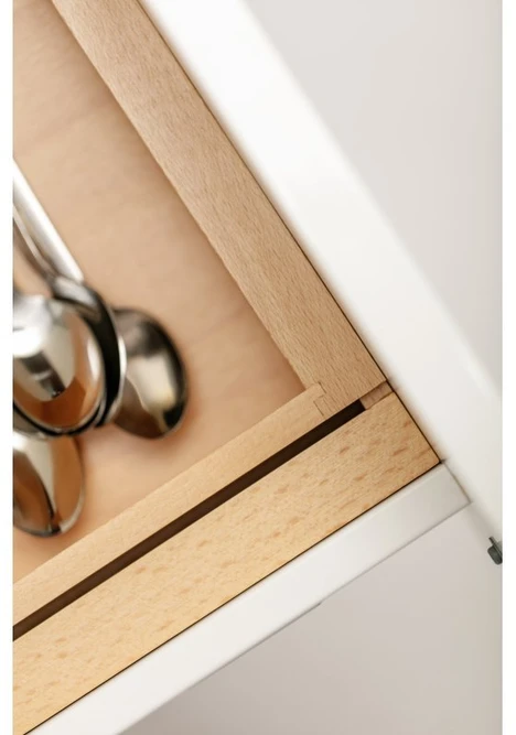 Adjustable (beech) insert for 400-600mm cabinets with AXIS/MB drawer L=450