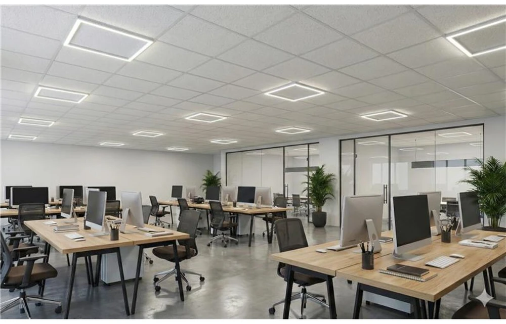 GTV 40W LED šviečiantis rėmelis AKORDITA, baltas, 4000K