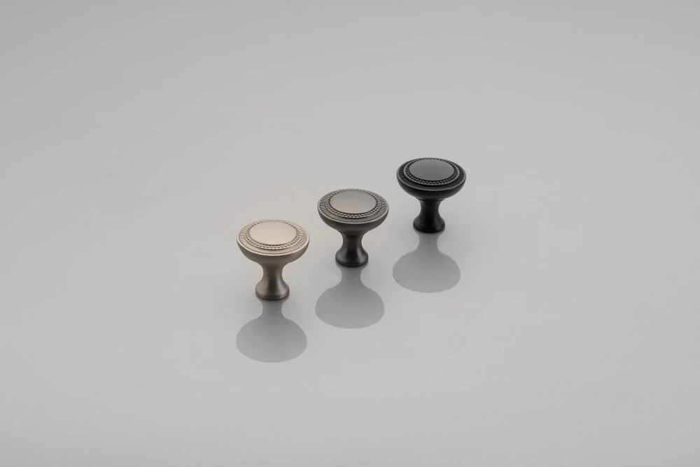 Aliuminio knob IMPERIA juodas mat