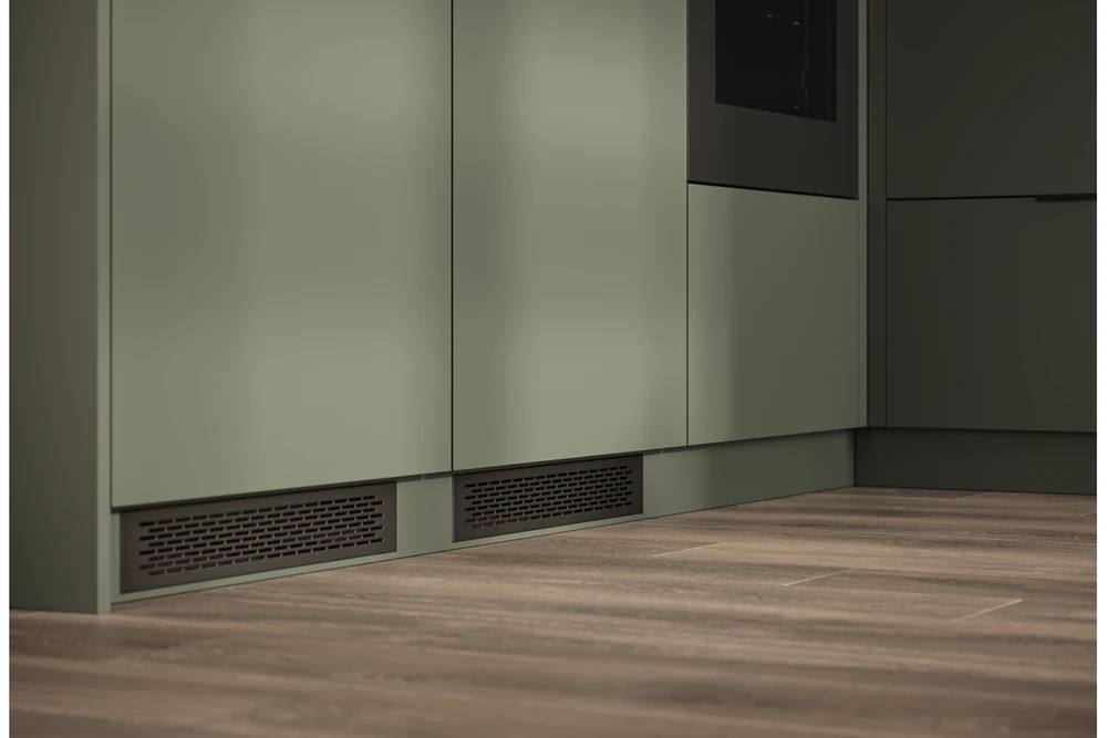 Aluminum handle HEXI (matte juodas) 256mm / 290mm
