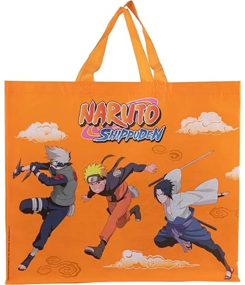 Anime pirkinių krepšys Konix Naruto Shippuden 40x45x20cm, oranžinis