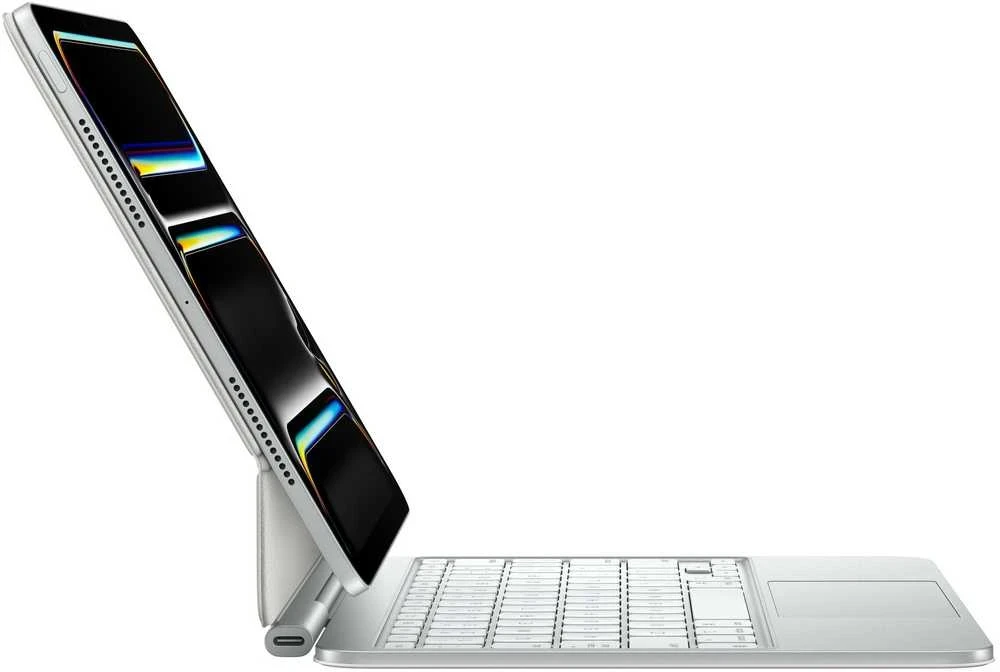 Apple Magic Keyboard for iPad Pro 11" (M5, M4) - Swedish - Baltas - MWR03S/A (Pažeista pakuotė)