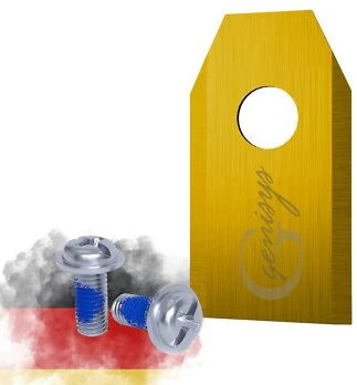 Vejos roboto peiliukai Genisys Titanium 24 vnt. skirti Ecovacs