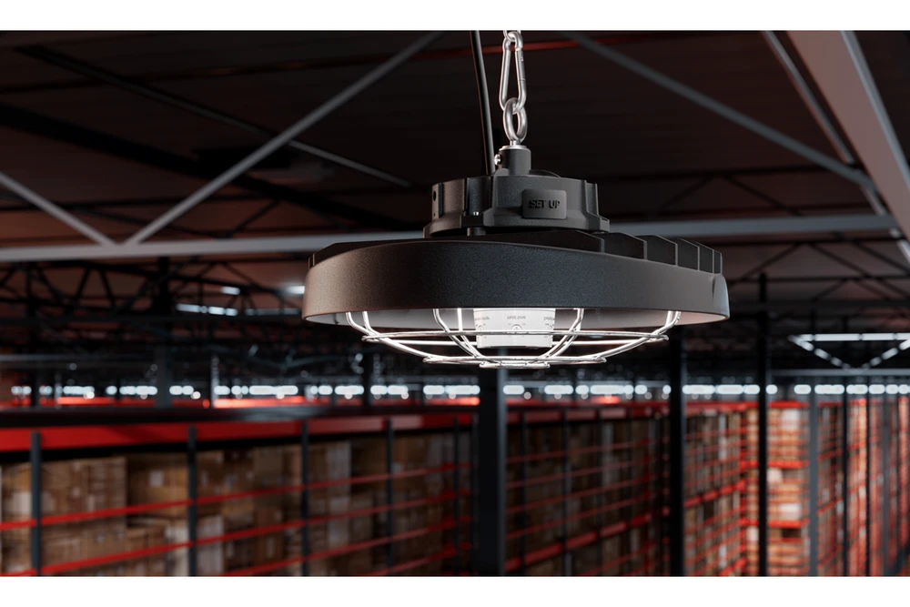 GTV ATLANTA highbay luminaire, LED, 150W-120W-90W, 150lm/W, CCT, AC100-240V, IP65