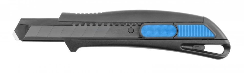 Hogert Technik Atlenkiamas 18 mm peilis su savaime užsitraukiančiu