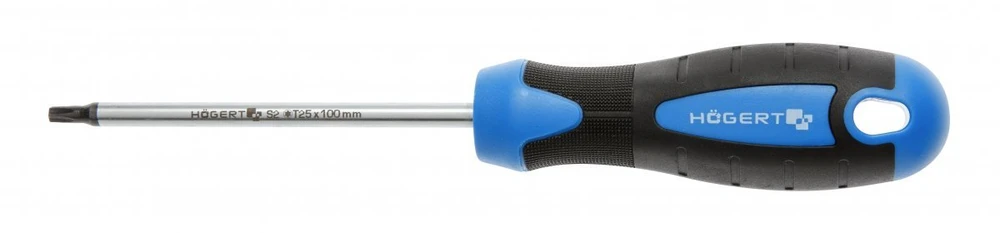 Hogert Atsuktuvas Torx T25, 100 mm, S2 plienas