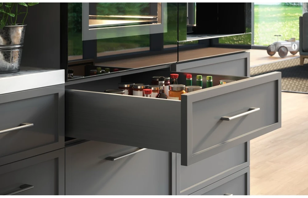 AXISPRO 600mm Anthracite Drawer - Medium H116