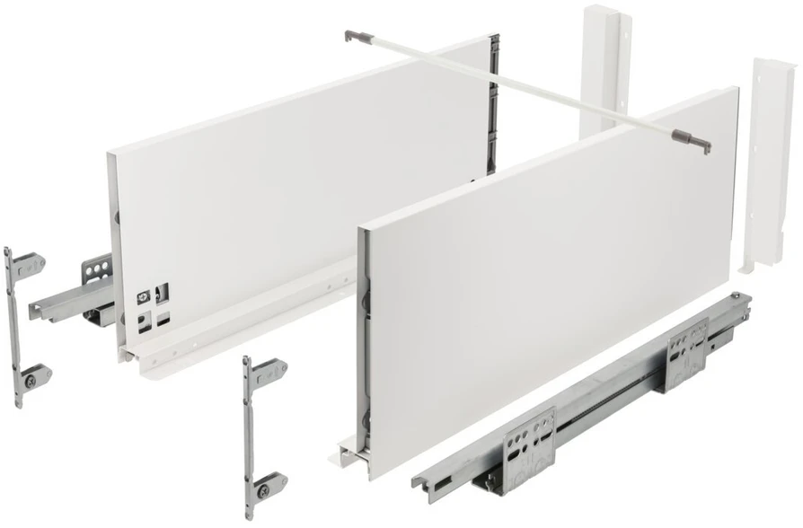 GTV AXISPRO push drawer to open 300mm baltas - extra high H199
